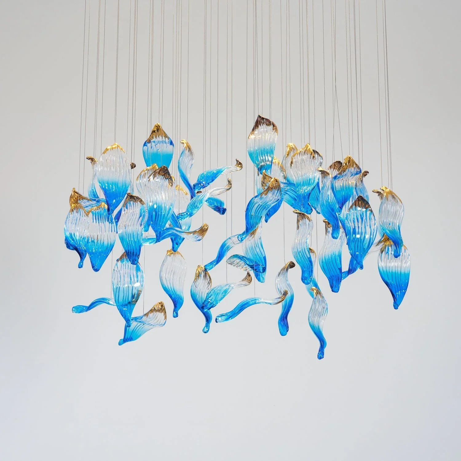 Ocean Drift Blown Glass Customize Chandelier - Image 18