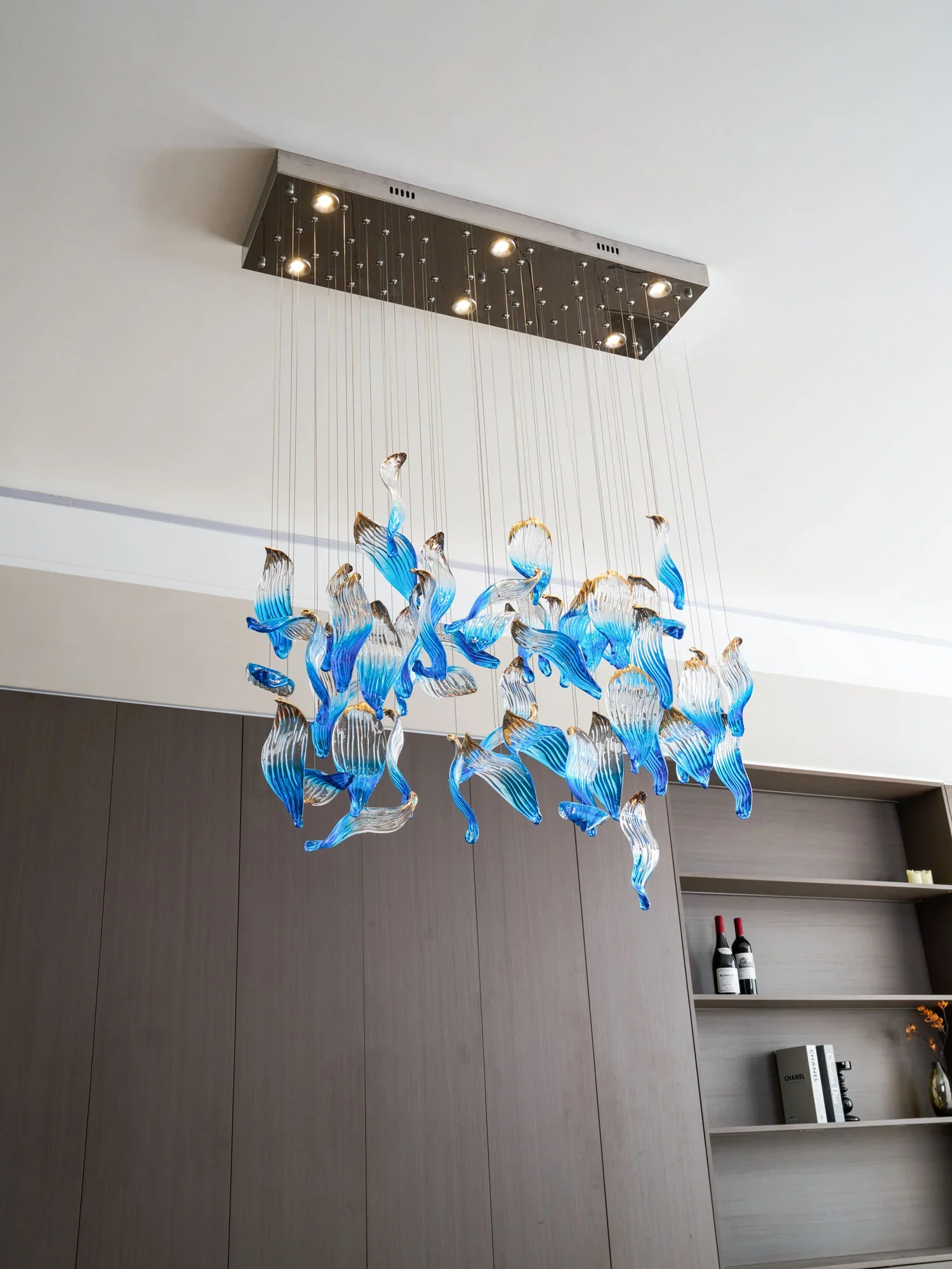 Ocean Drift Blown Glass Customize Chandelier - Image 22