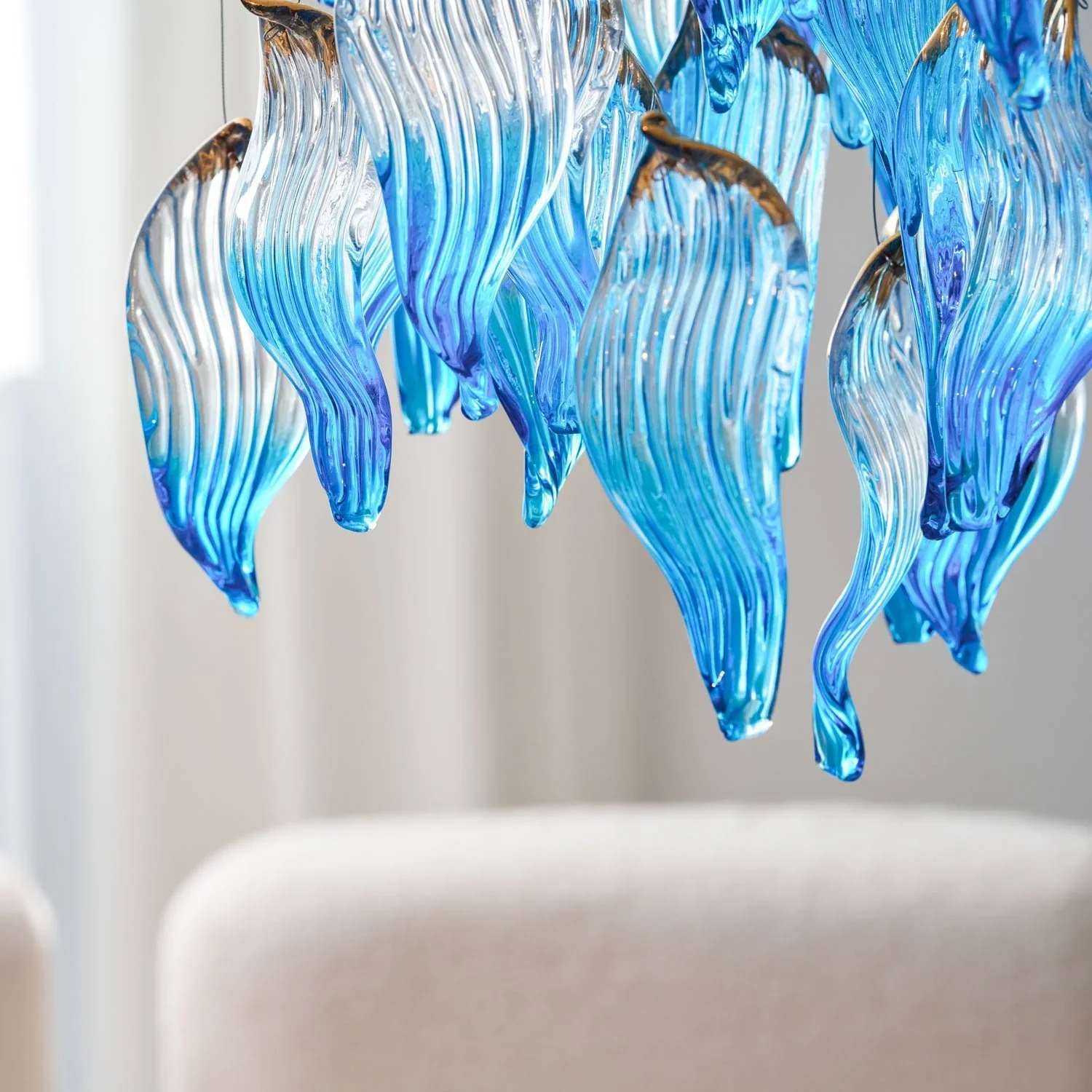 Ocean Drift Blown Glass Customize Chandelier - Image 23