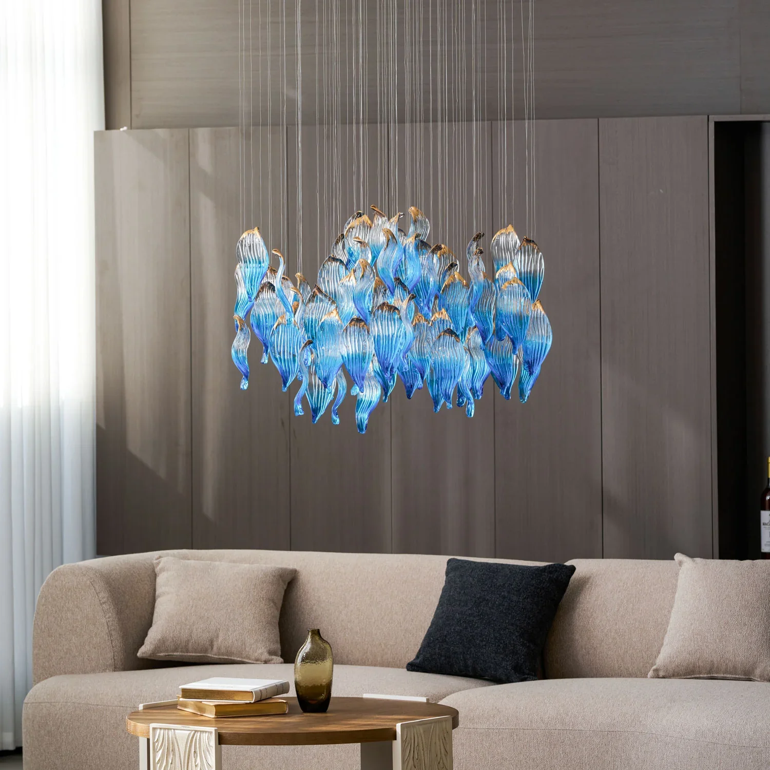 Ocean Drift Blown Glass Customize Chandelier - Image 26