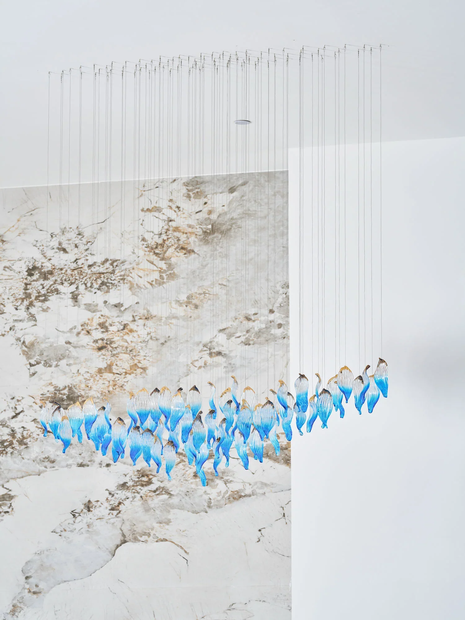 Ocean Drift Blown Glass Customize Chandelier - Image 27