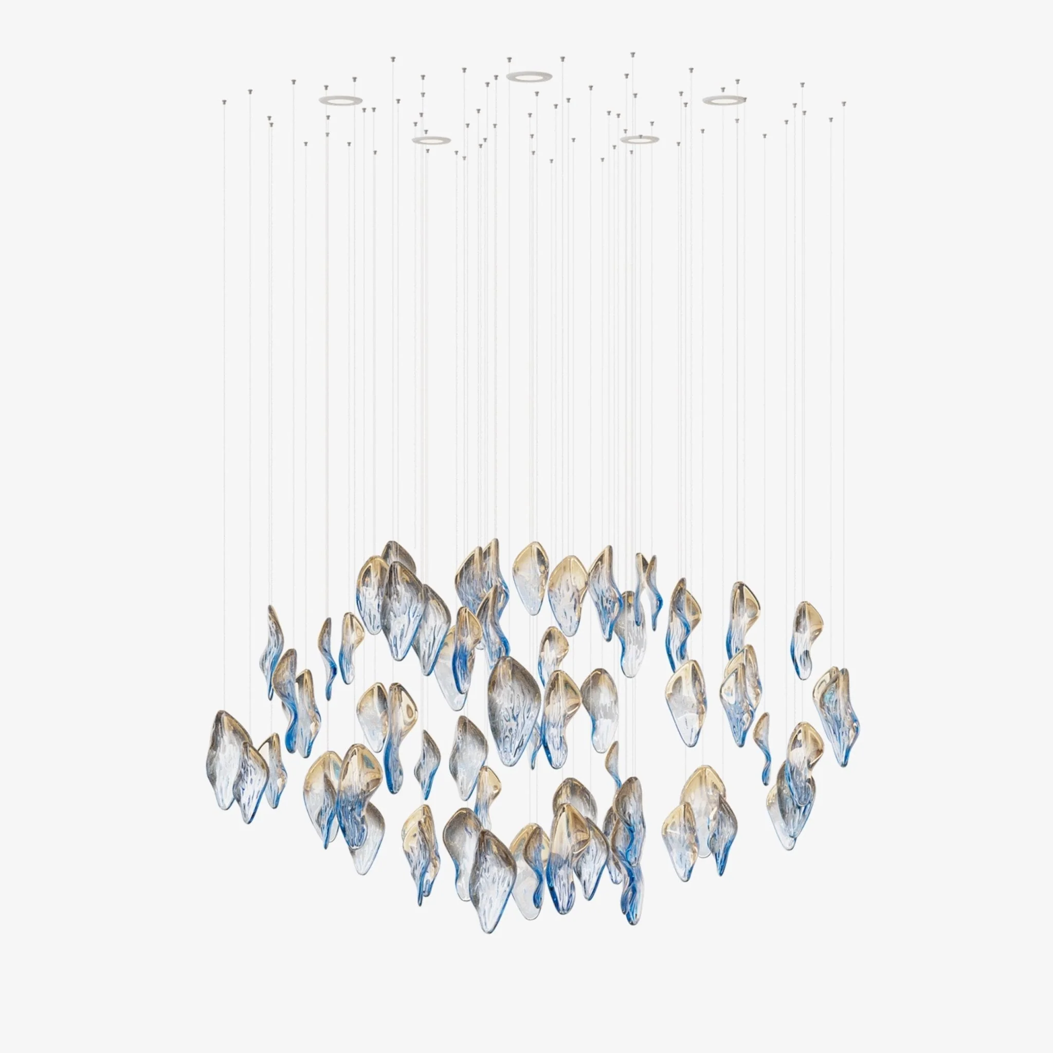Ocean Drift Blown Glass Customize Chandelier - Image 4