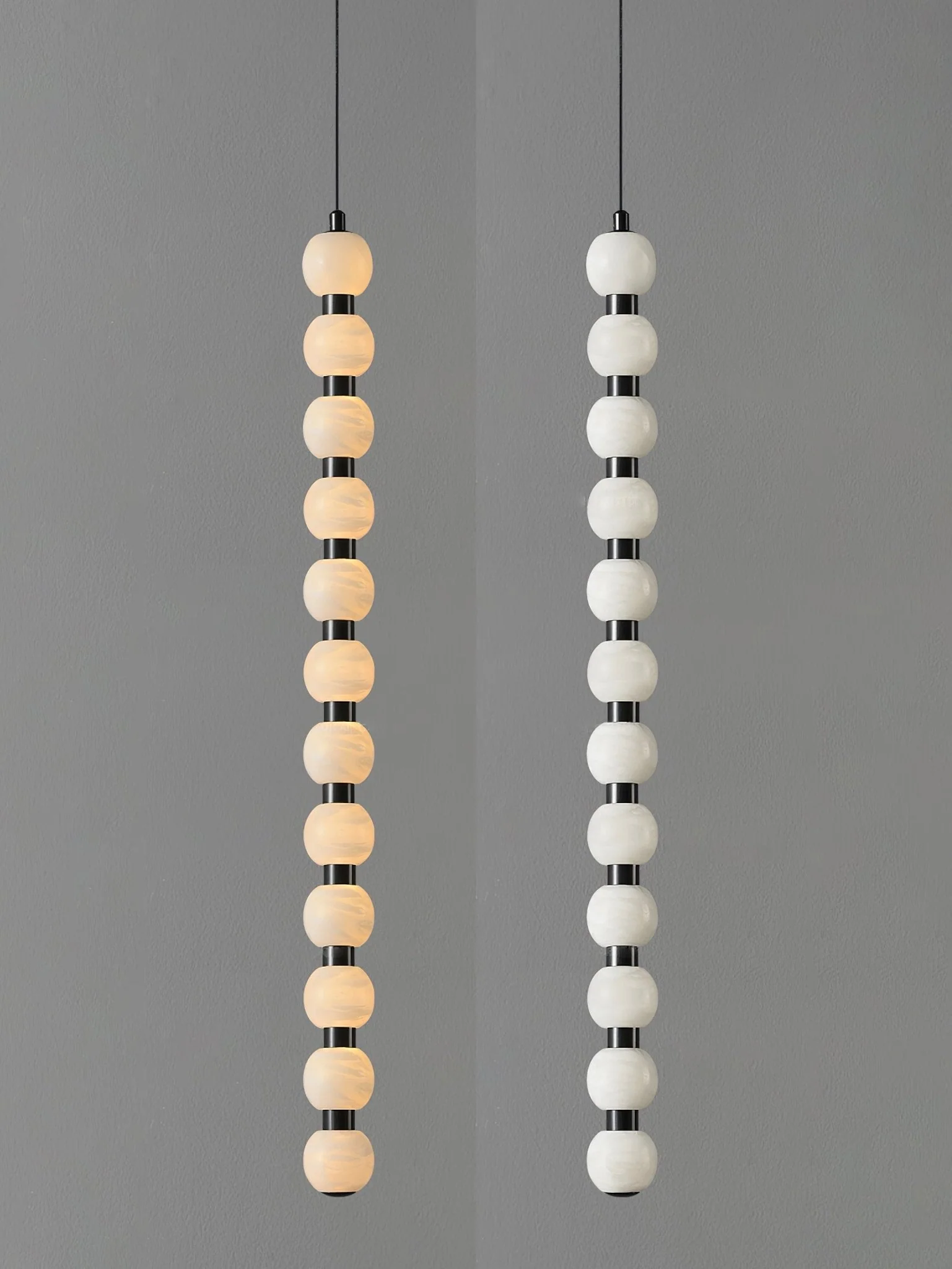 Orbique Alabaster Pendant Lamp - Image 15