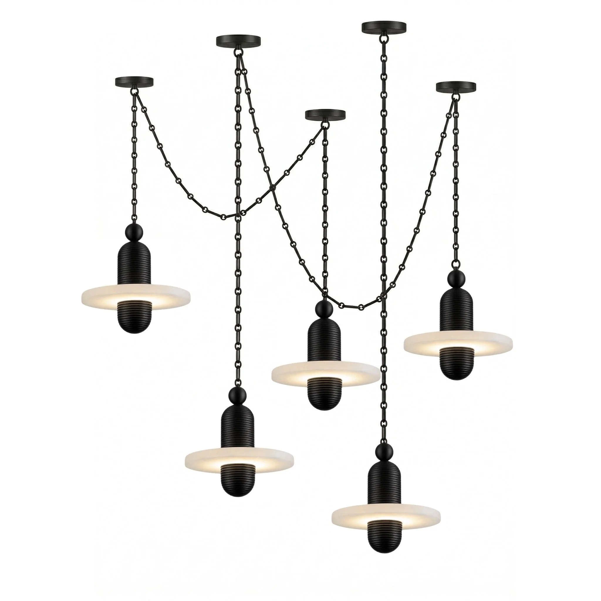 Orbital Drift Chain Chandelier - Image 15