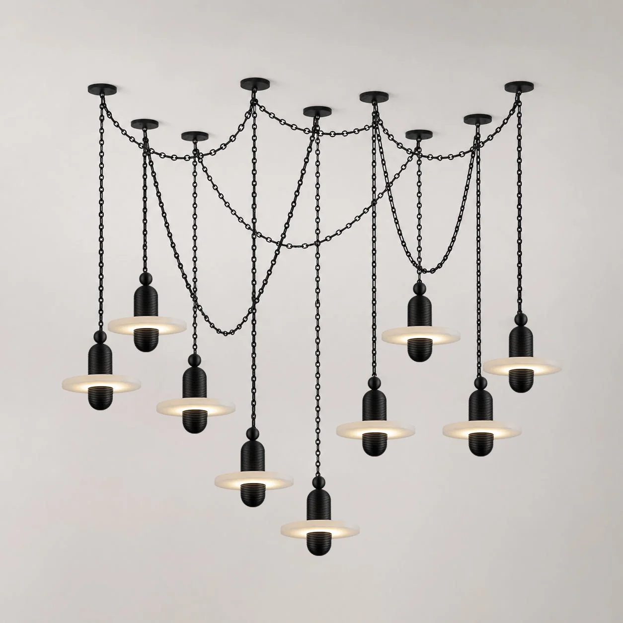 Orbital Drift Chain Chandelier - Image 7