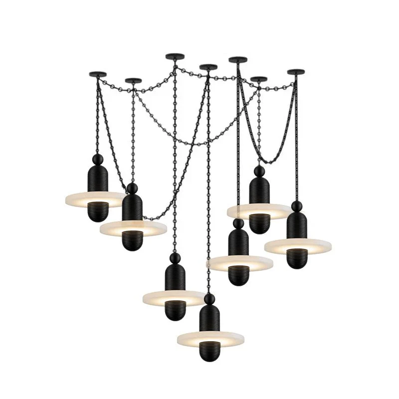 Orbital Drift Chain Chandelier - Image 9