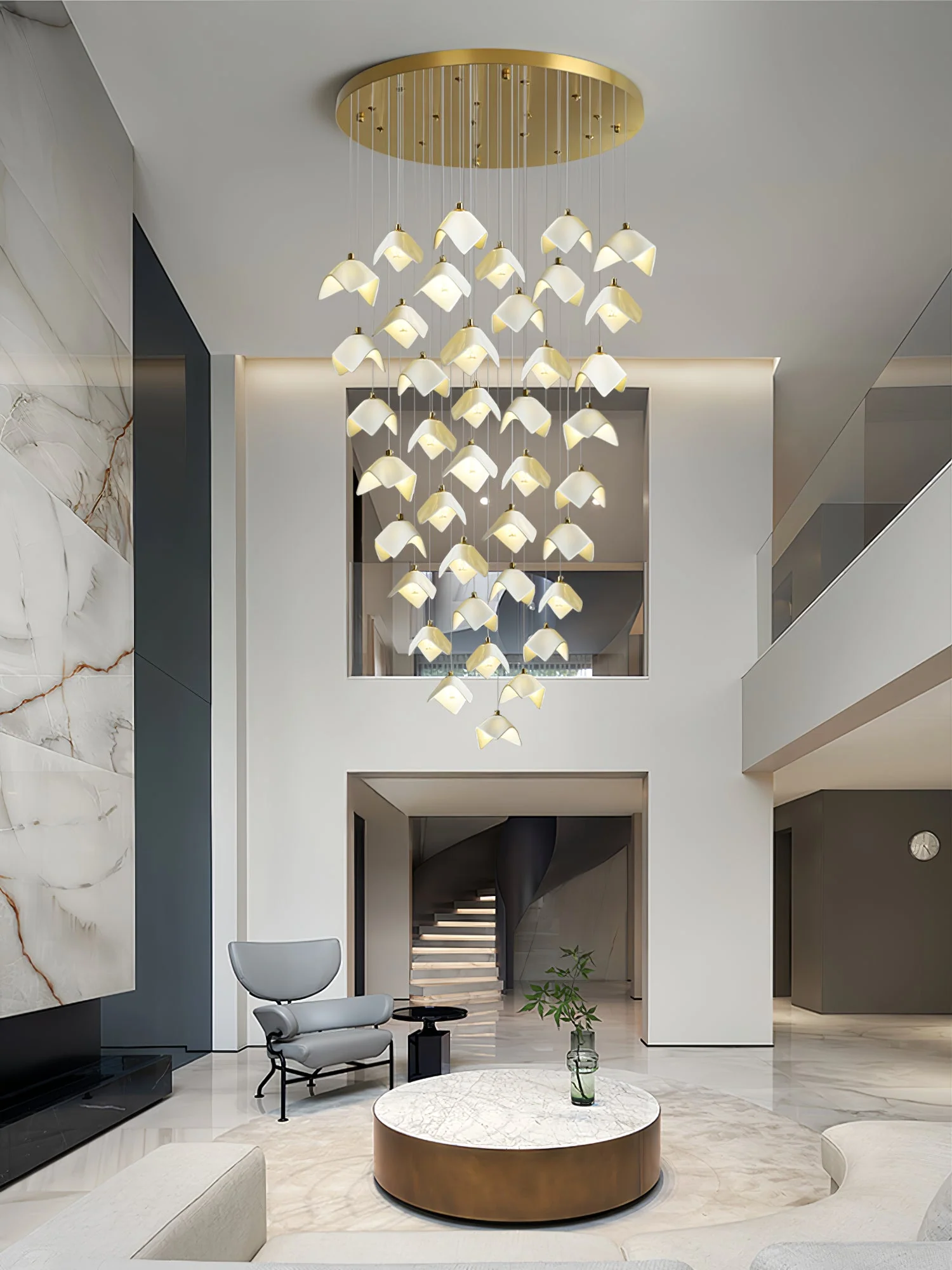Orlani Cascade Stairs Chandelier - Image 12