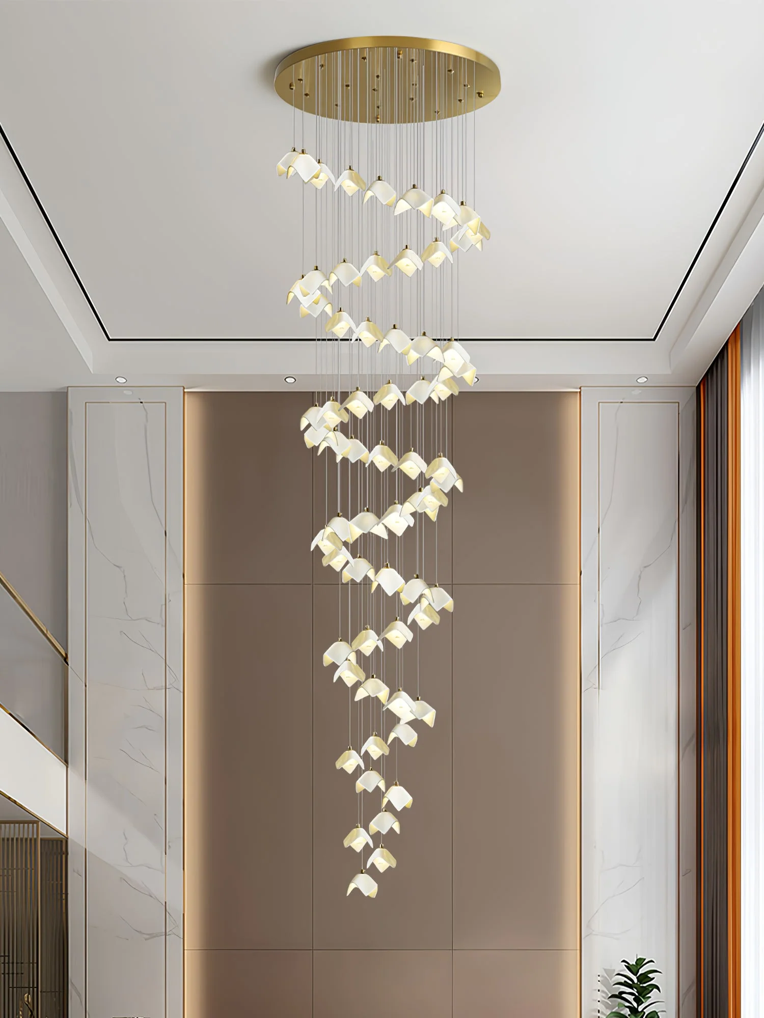Orlani Cascade Stairs Chandelier - Image 8