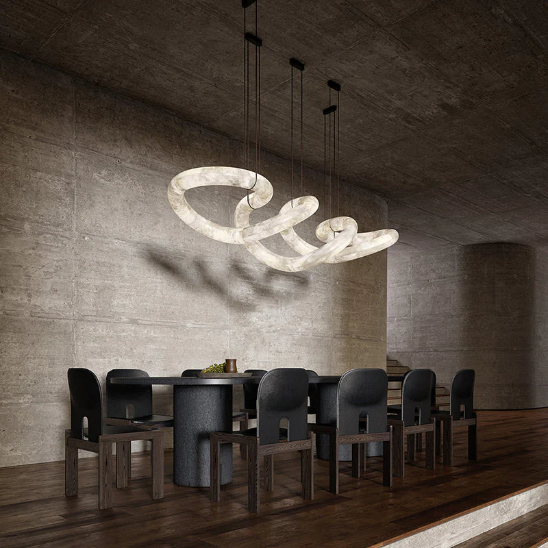 Ethereal Alabaster Chandelier 96" - Image 2