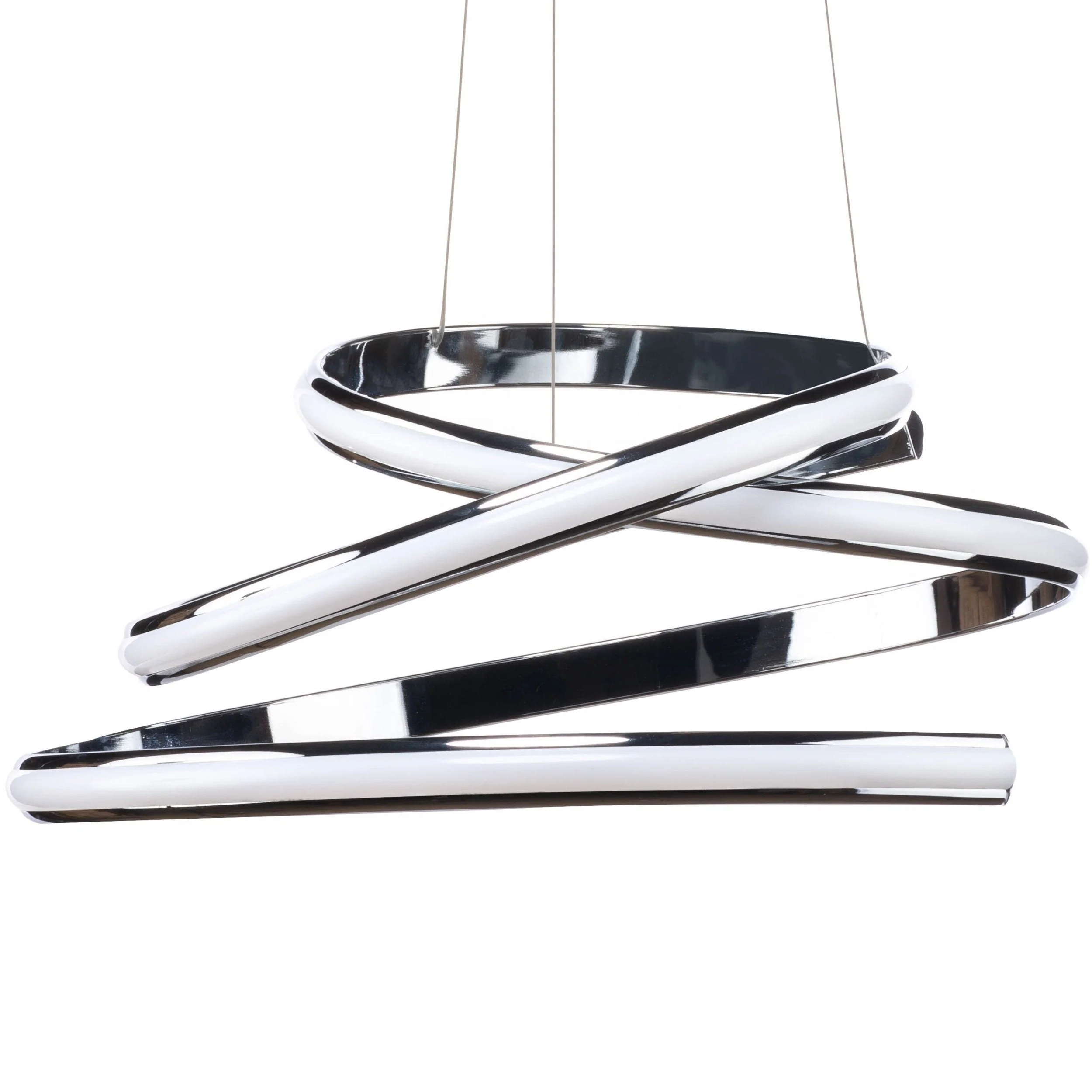Oslo LED Adjustable Chandelier // Chrome - Image 3