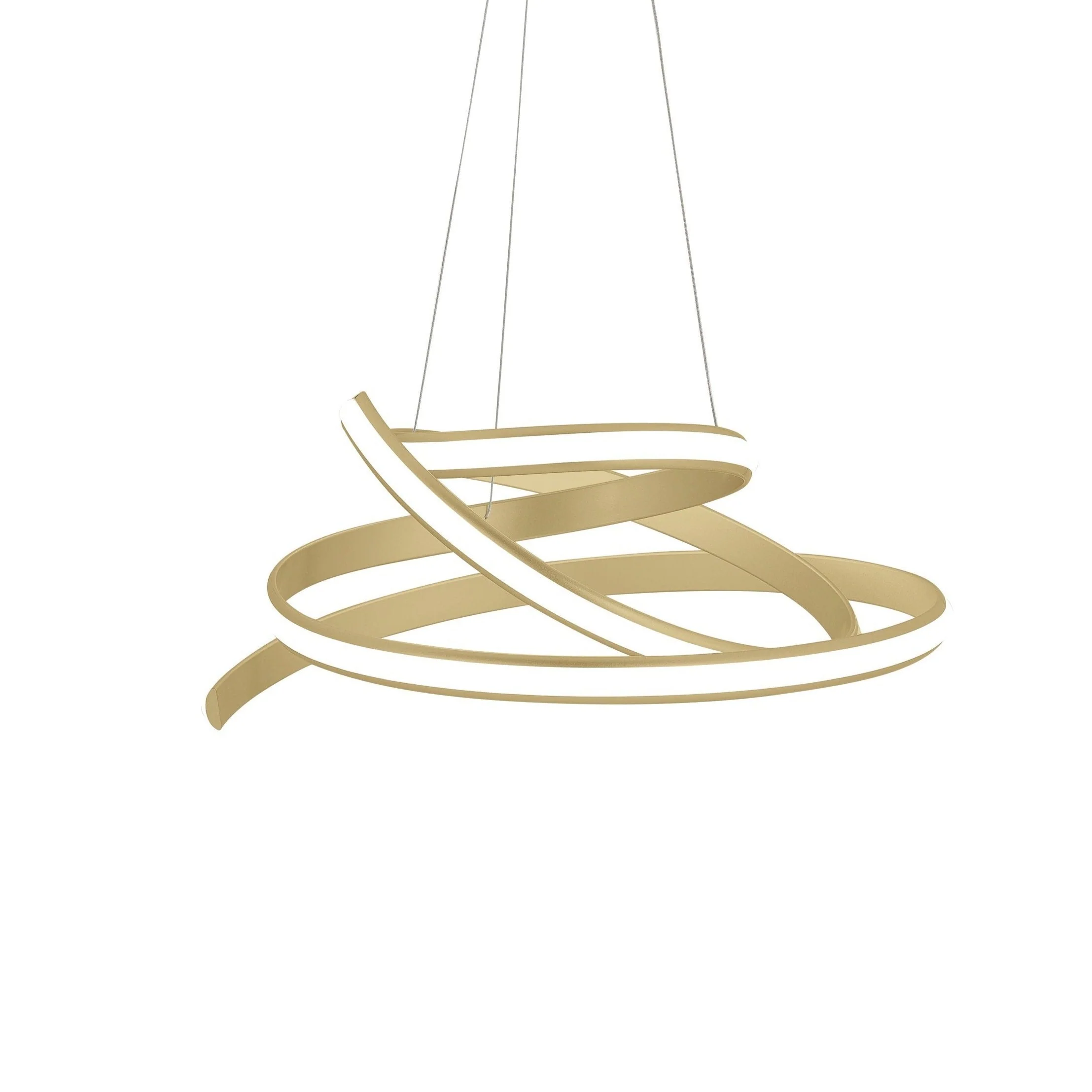 Oslo LED Adjustable Chandelier // Gold - Image 4