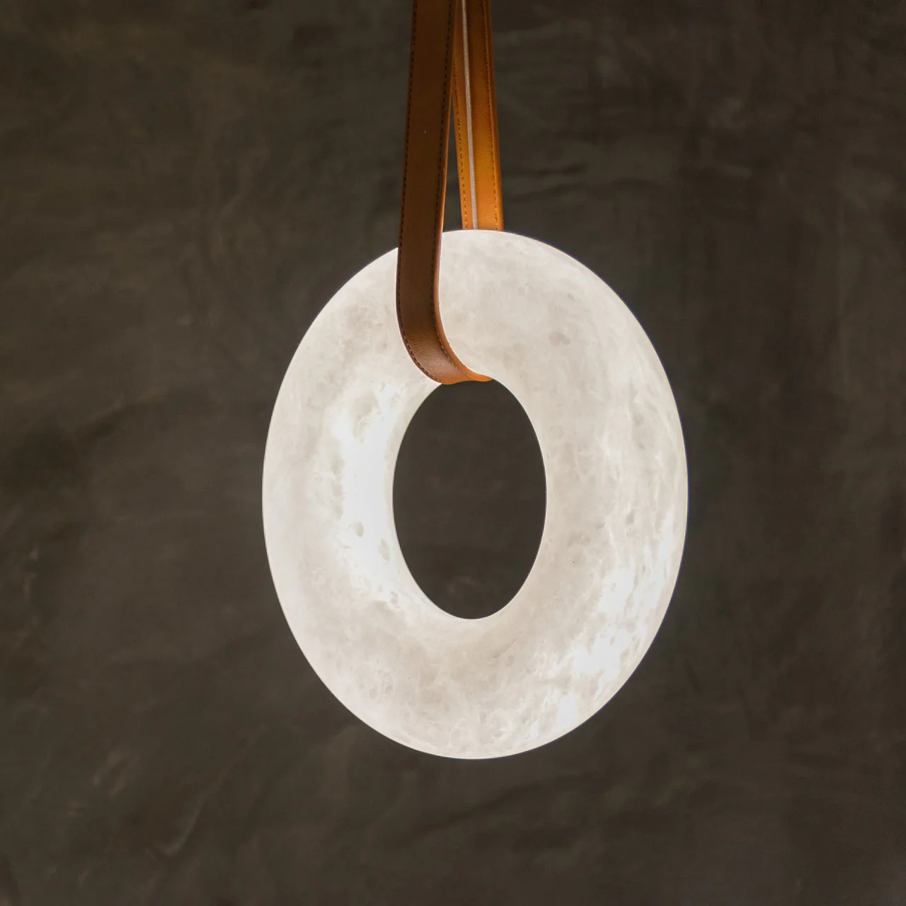 Alabaster Pendant Alabaster Chandelier, Halo Ring Chandelier - Image 7