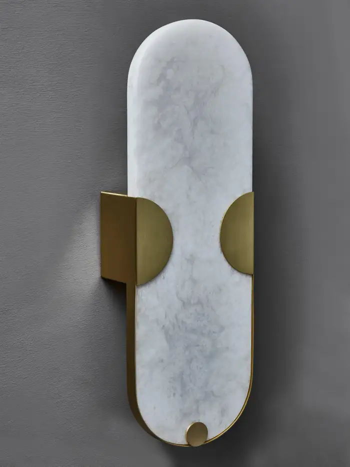 Pair of Alabaster Sconces - Image 4
