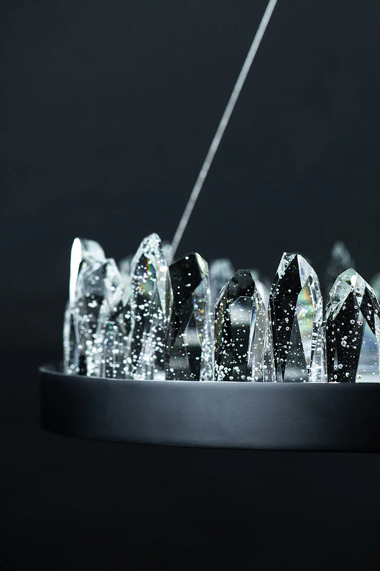 Parkes Crystal Round Chandelier - Image 4