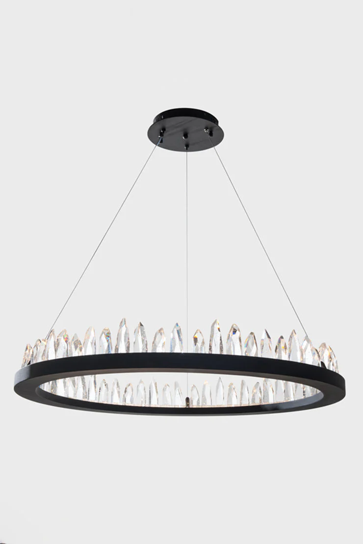 Parkes Crystal Round Chandelier - Image 5