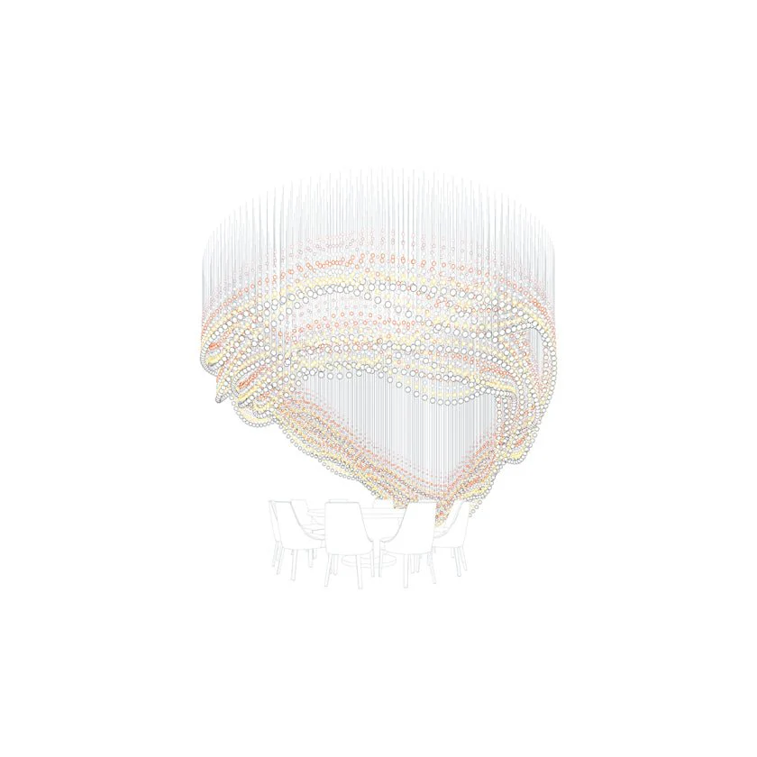 Pearl Curtain Customize Chandelier - Image 55