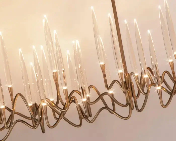 Pezzo Crystal Long Chandelier L78'' 59'' 40'' - Image 17