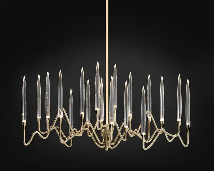 Pezzo Crystal Long Chandelier L78'' 59'' 40'' - Image 19
