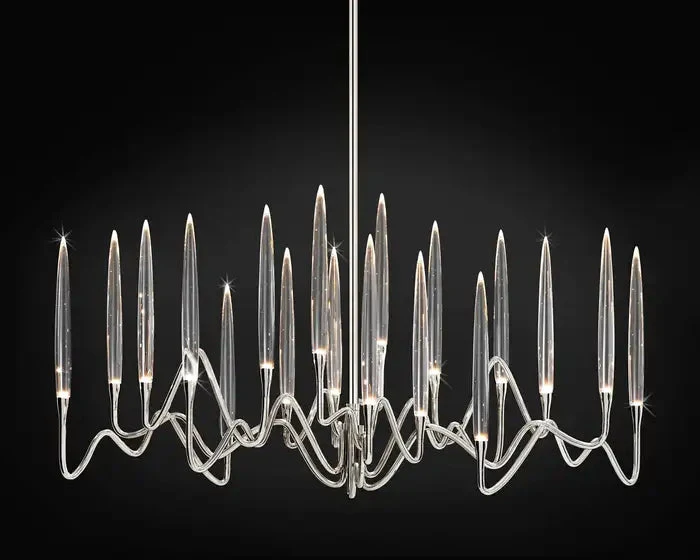 Pezzo Crystal Long Chandelier L78'' 59'' 40'' - Image 22