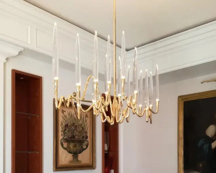 Pezzo Crystal Long Chandelier L78'' 59'' 40'' - Image 23