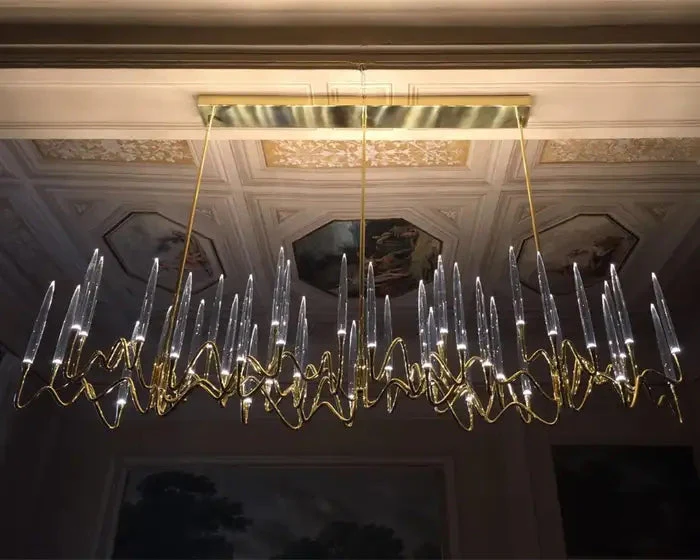 Pezzo Crystal Long Chandelier L78'' 59'' 40'' - Image 24