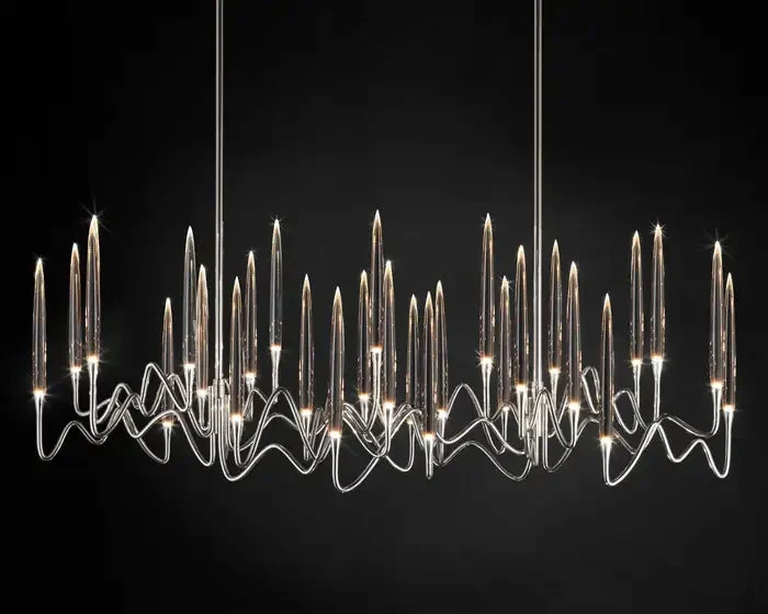 Pezzo Crystal Long Chandelier L78'' 59'' 40'' - Image 26