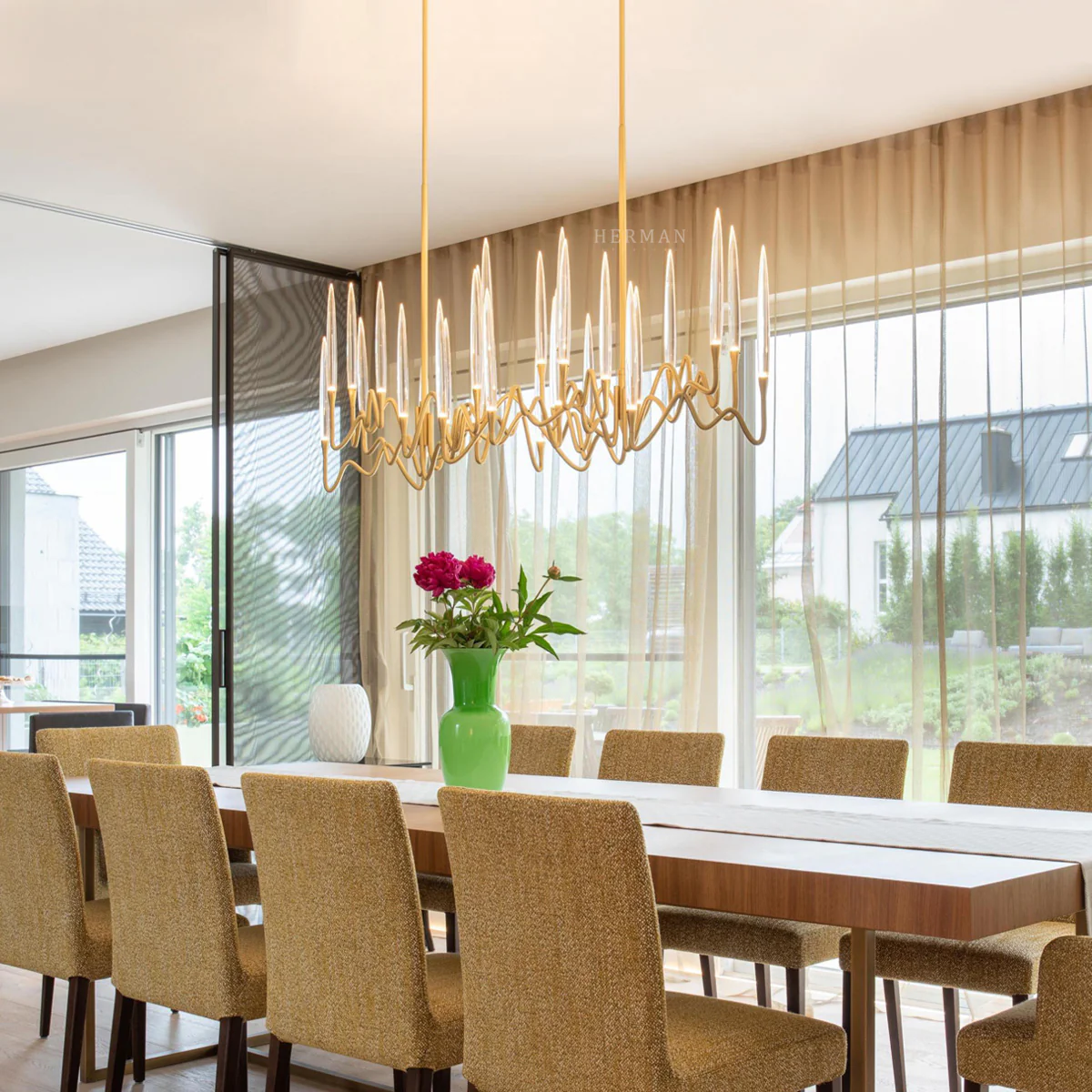 Pezzo Crystal Long Chandelier L78'' 59'' 40'' - Image 28