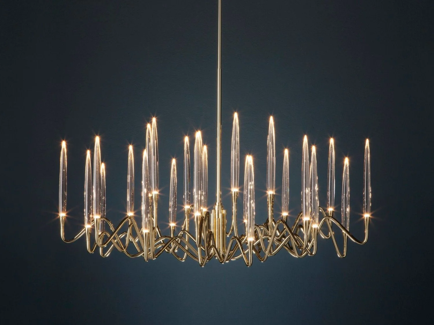 Pezzo Crystal Round Chandelier D33'' 47''  55'' - Image 7