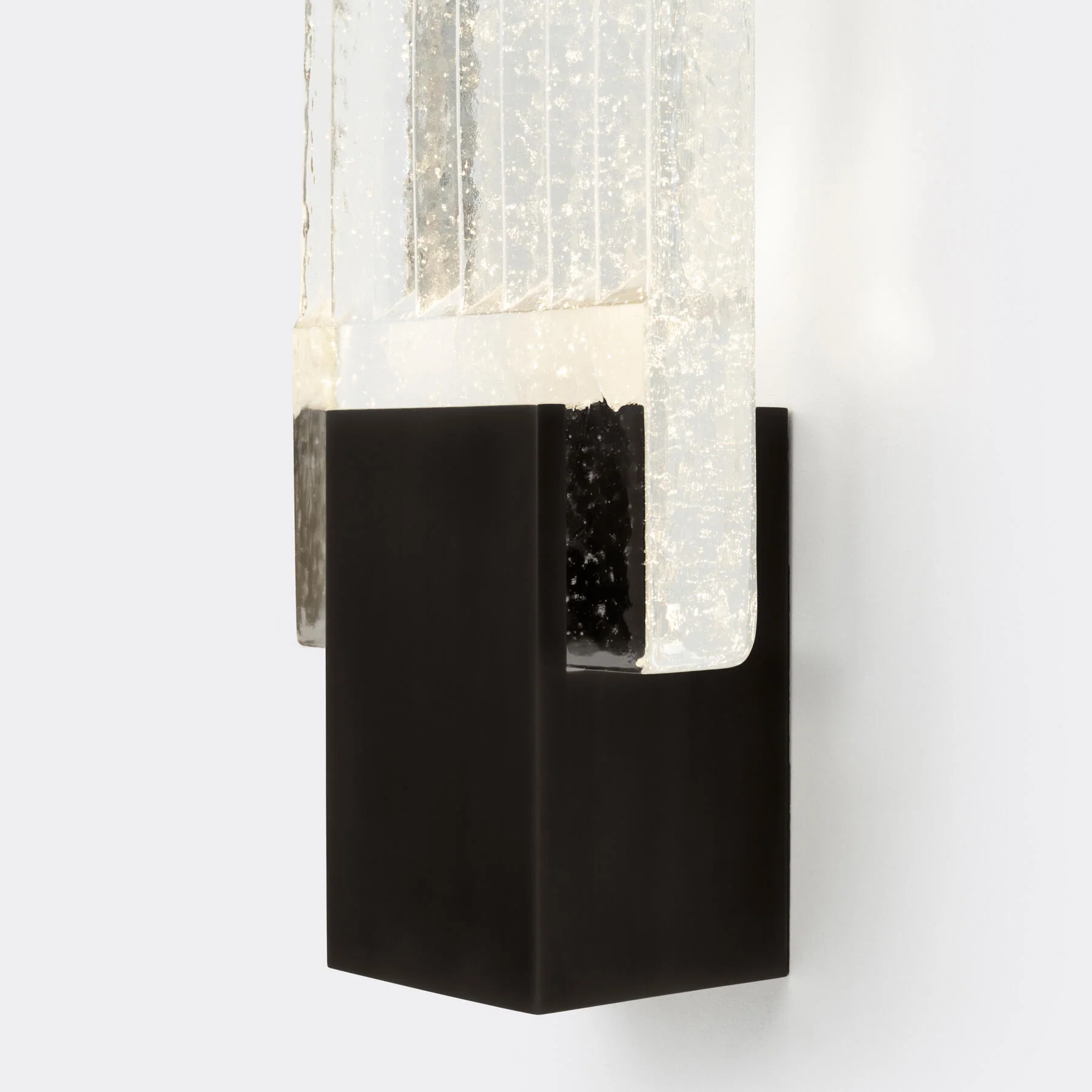 Pleated Glass Sconce - Image 2