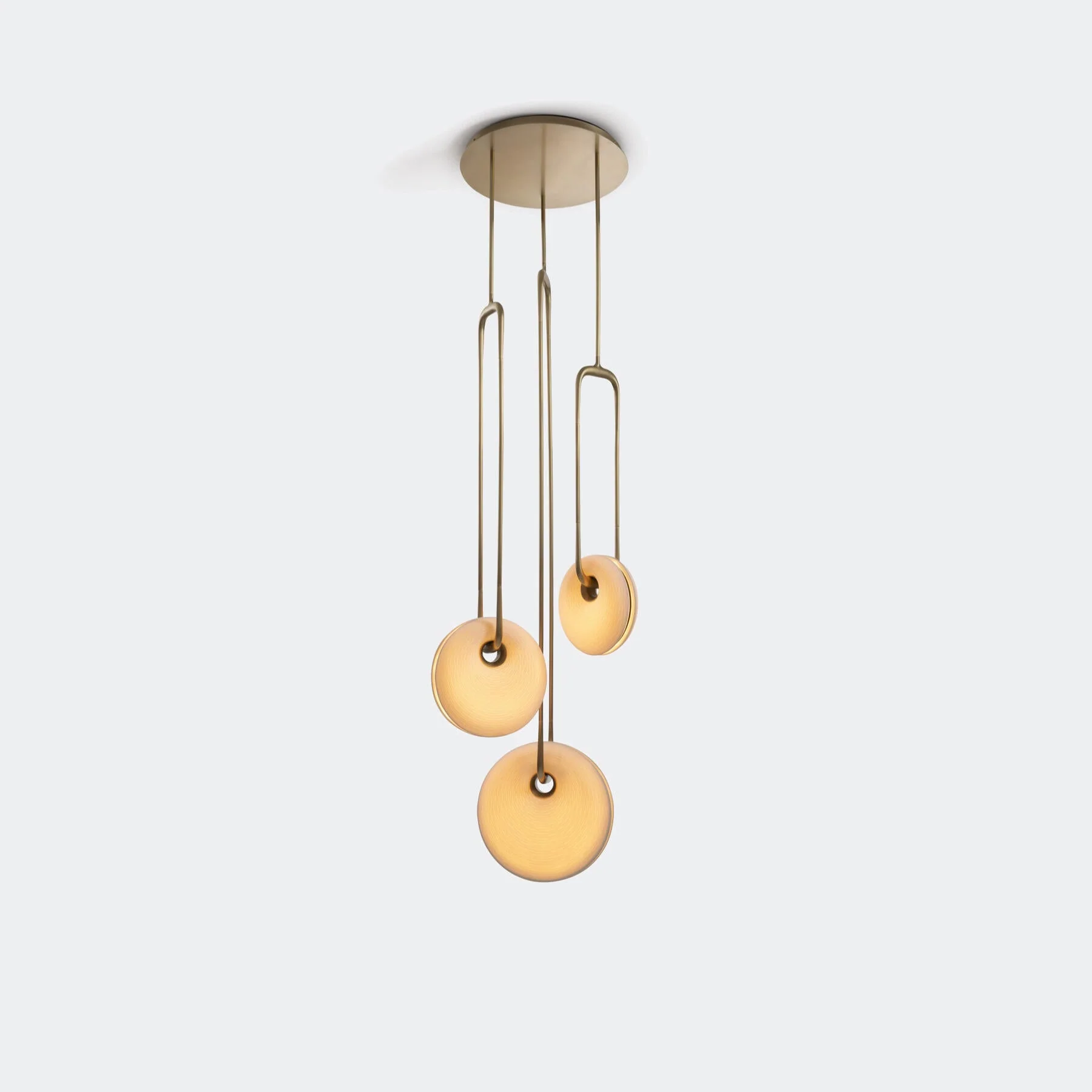 Porcelain Torus Chandelier 24''D