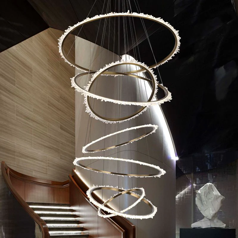 Primary Crystal Multi Rings Chandelier - Image 10