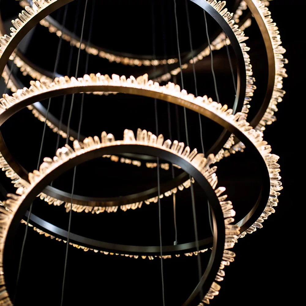 Primary Crystal Multi Rings Chandelier - Image 12