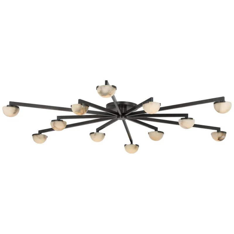 Propeller Alabaster Flushmount 8-Light 12-Light - Image 5