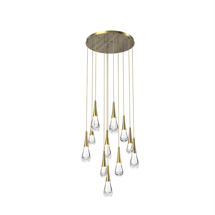 Rain 11-Light Chandelier Pendant For Living room Family room Dining Room Bedroom - Image 3
