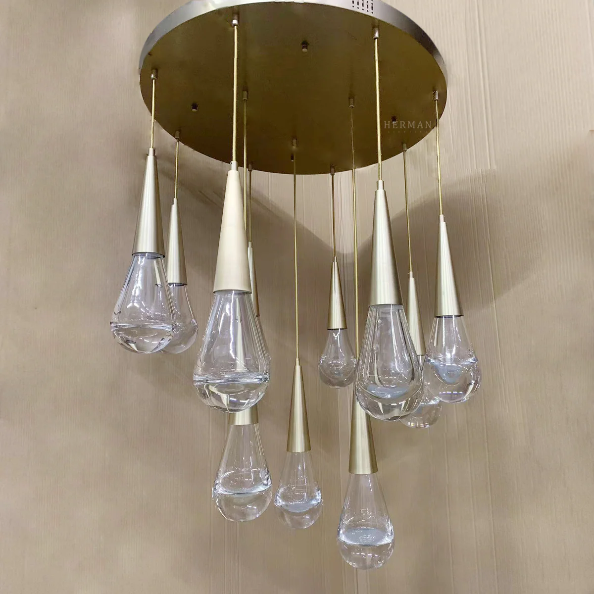 Rain 11-Light Chandelier Pendant For Living room Family room Dining Room Bedroom - Image 8
