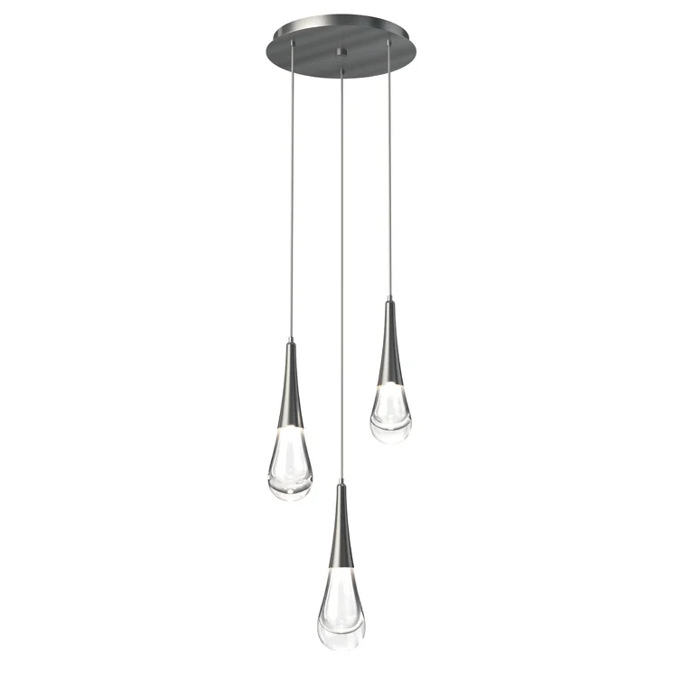 Rain 3-Light Pendant For Bathroom Bedroom Kitchen Island - Image 7