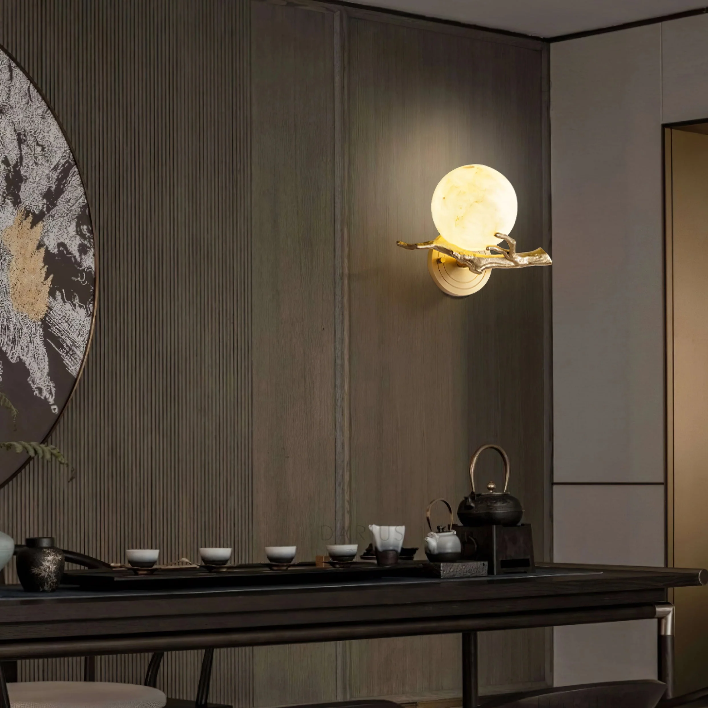 Retro Twigs Alabaster Wall Lamp - Image 21