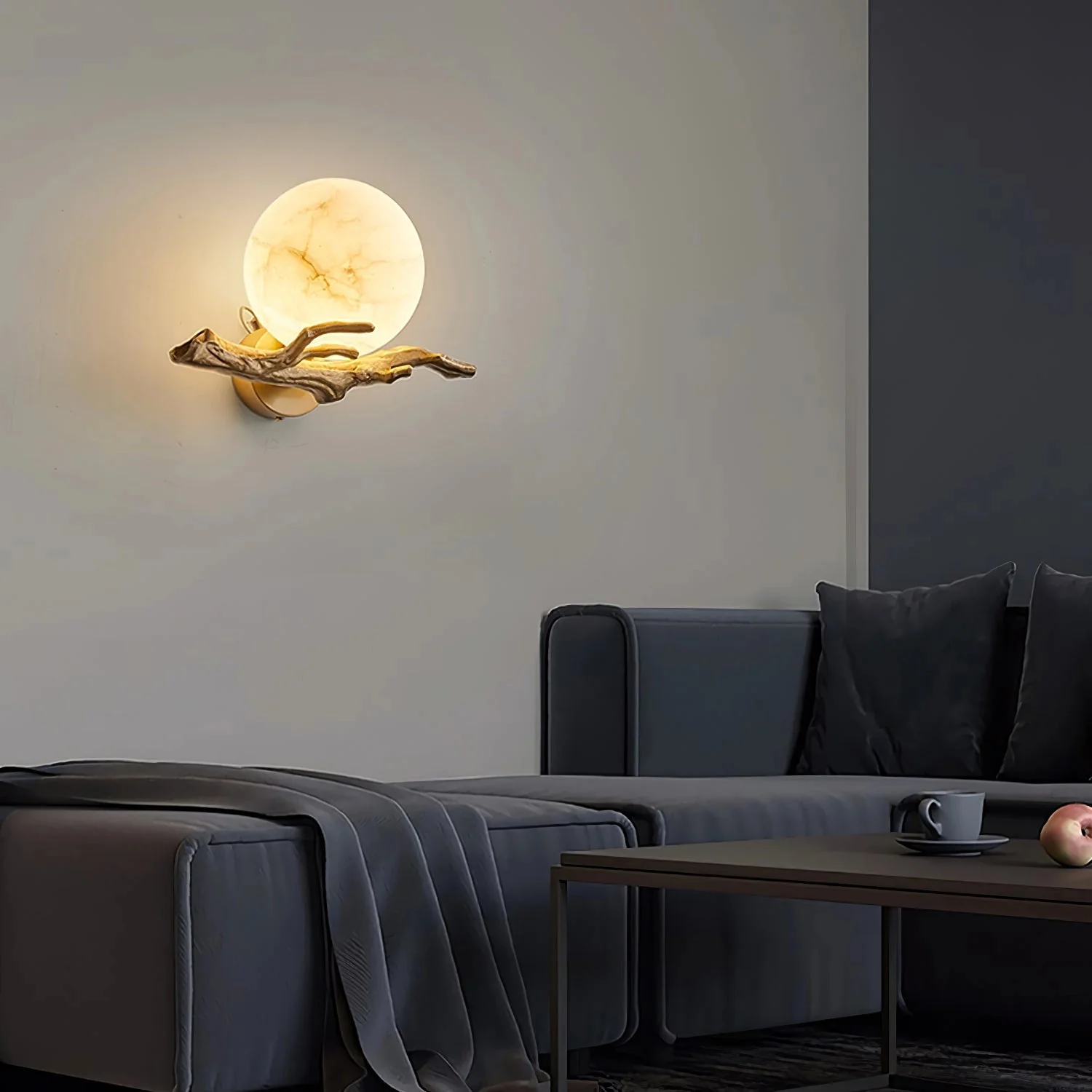 Retro Twigs Alabaster Wall Lamp - Image 5
