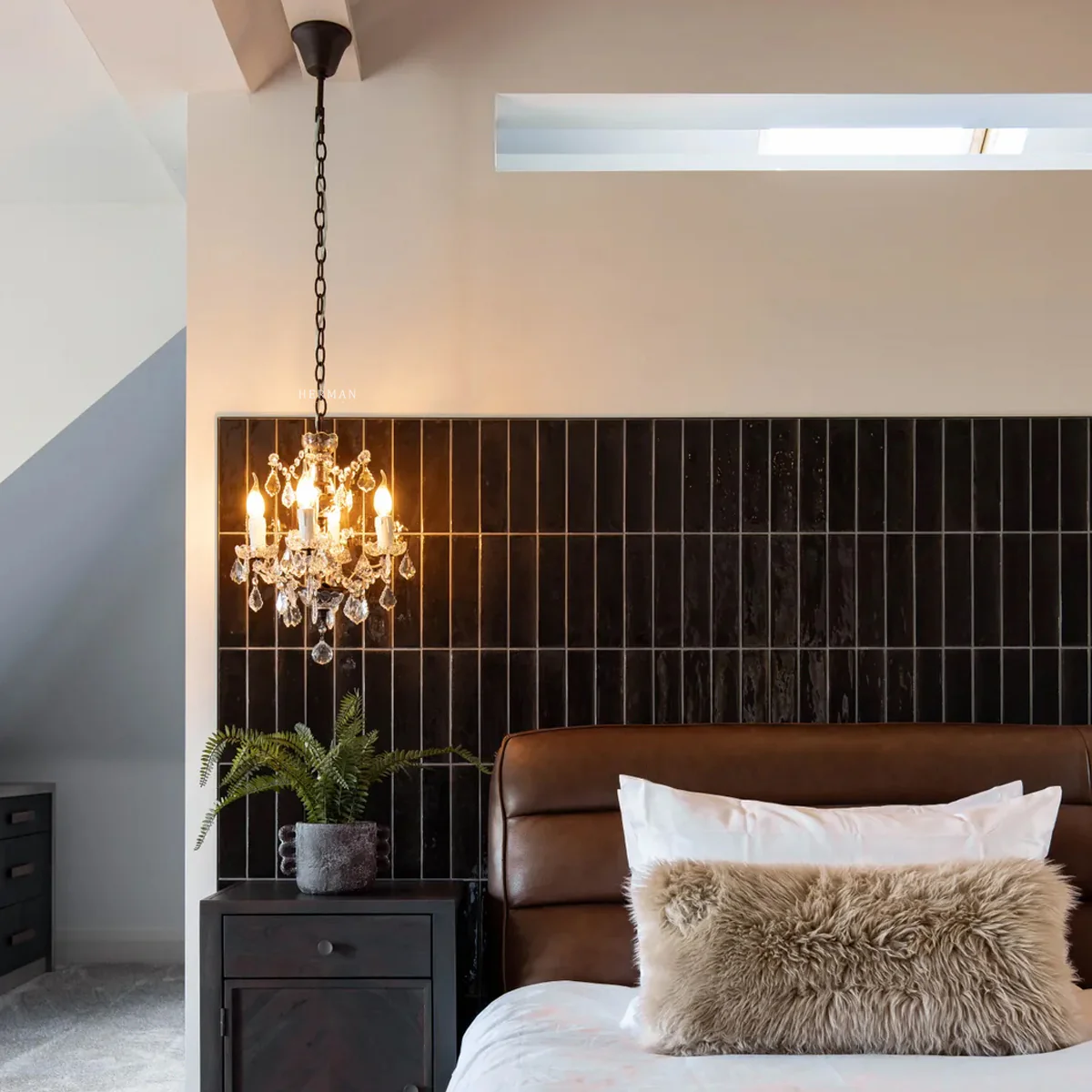 Rocaille Iron & Crystal Chandelier - Image 2