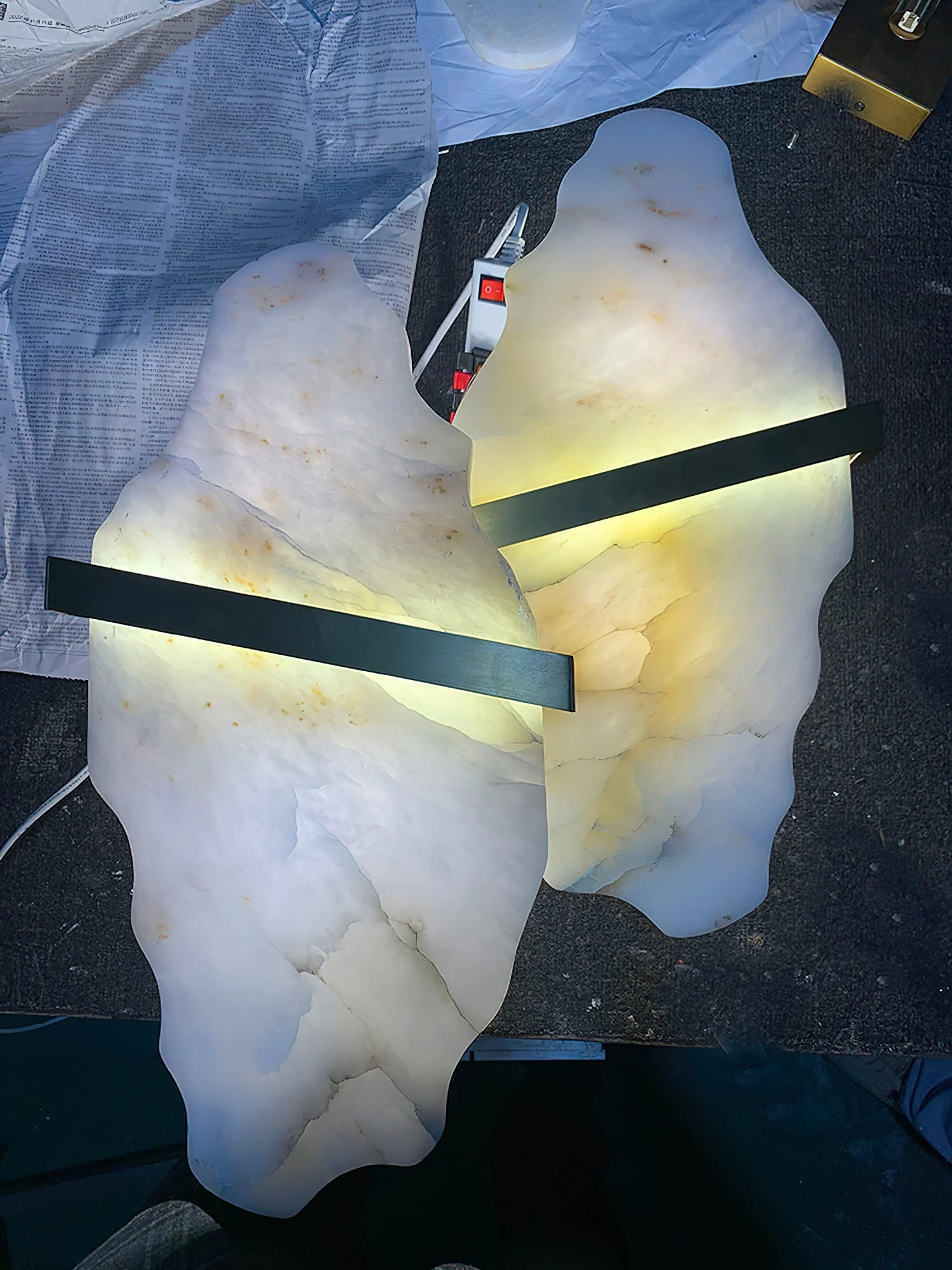 Rock Alabaster Chandelier - Image 17
