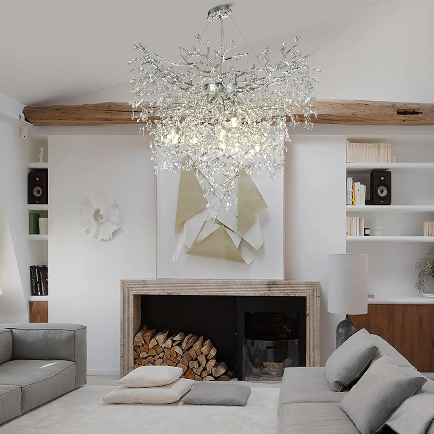 Solara Round Tree Branch Chandelier 24" 32" 40" Tree Branch - Image 10