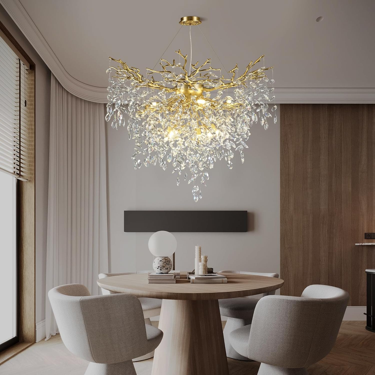 Solara Round Tree Branch Chandelier 24" 32" 40" Tree Branch - Image 15