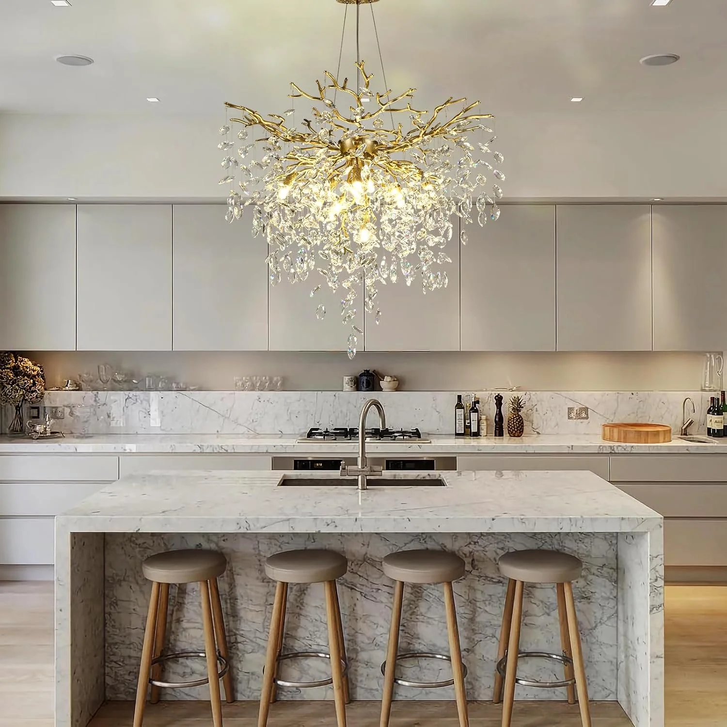 Solara Round Tree Branch Chandelier 24" 32" 40" Tree Branch - Image 30