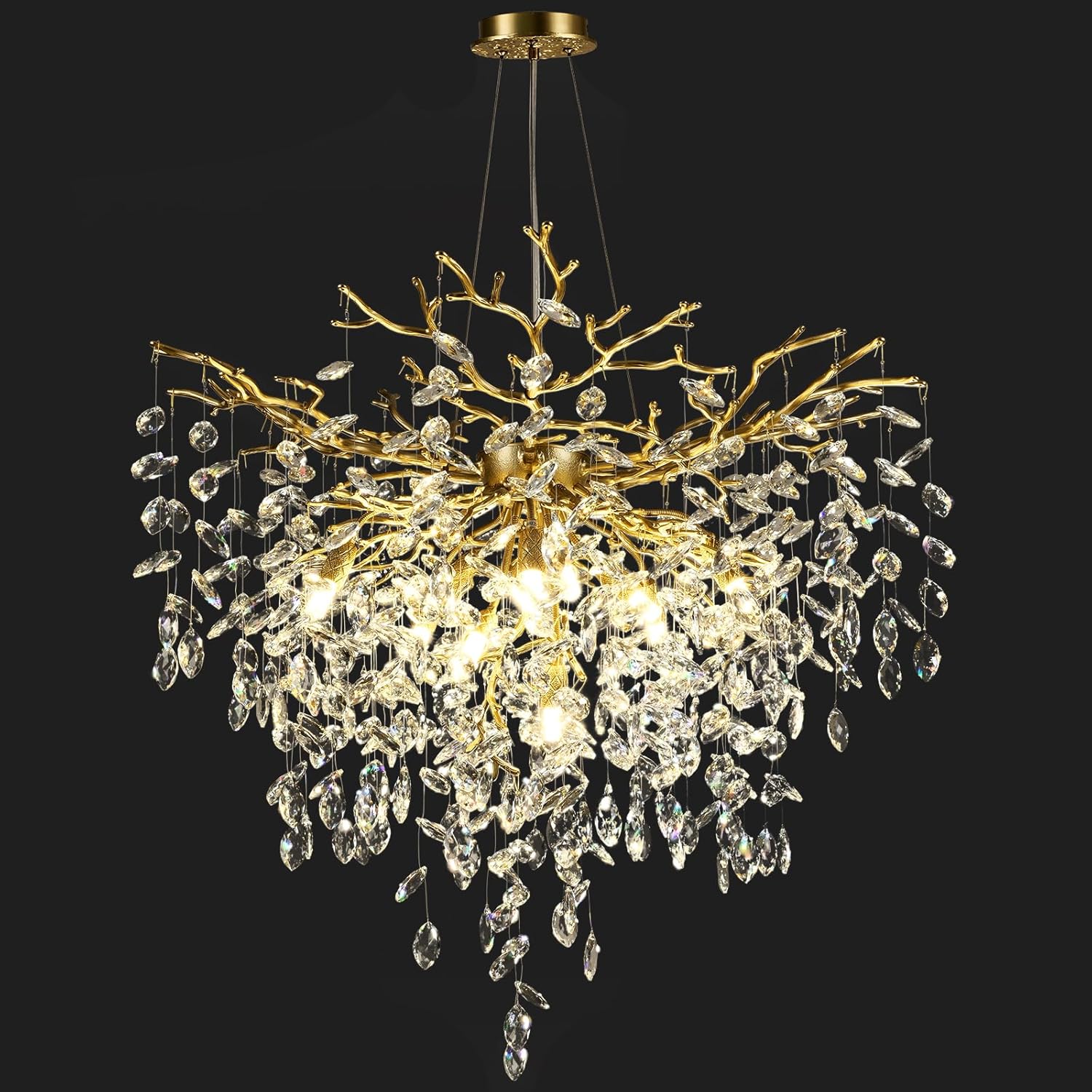 Solara Round Tree Branch Chandelier 24" 32" 40" Tree Branch - Image 31