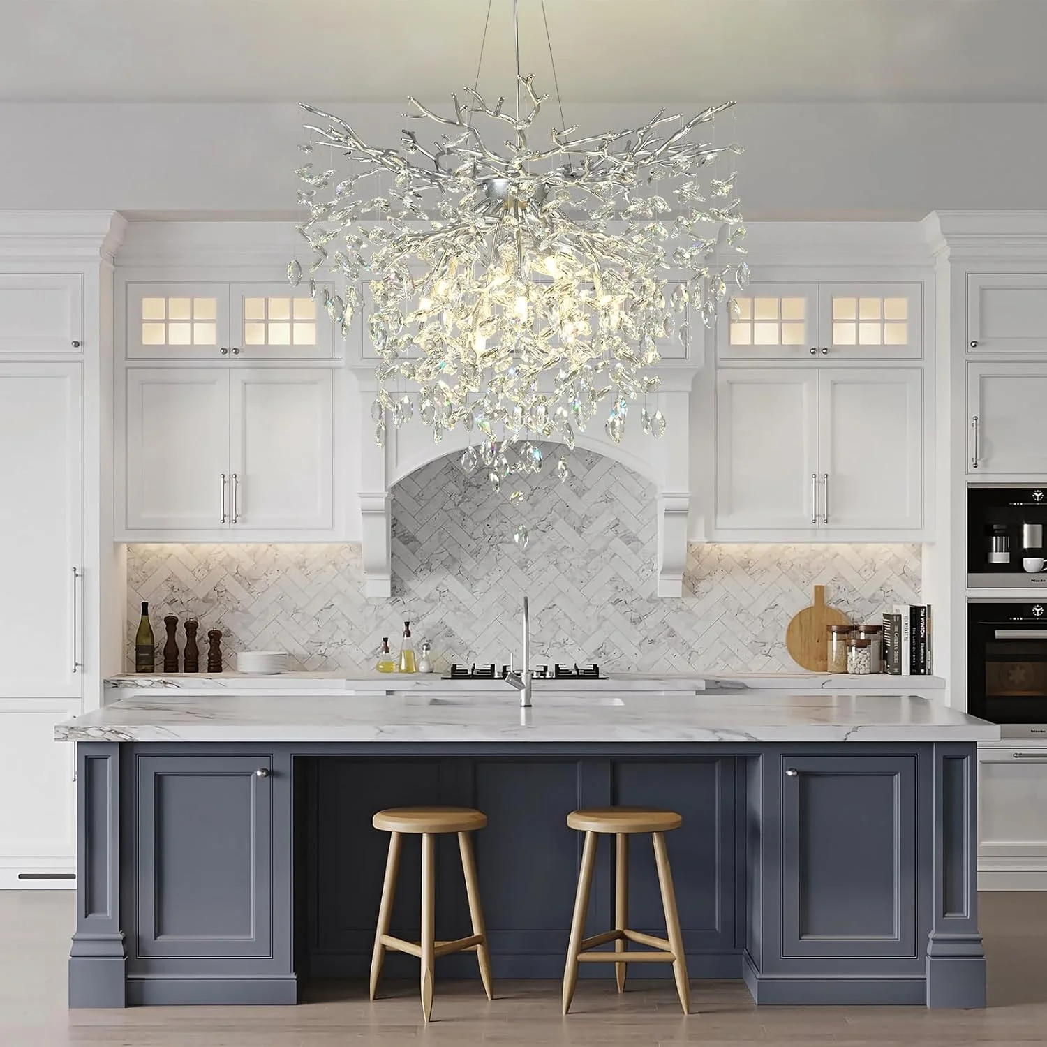 Solara Round Tree Branch Chandelier 24" 32" 40" Tree Branch - Image 7