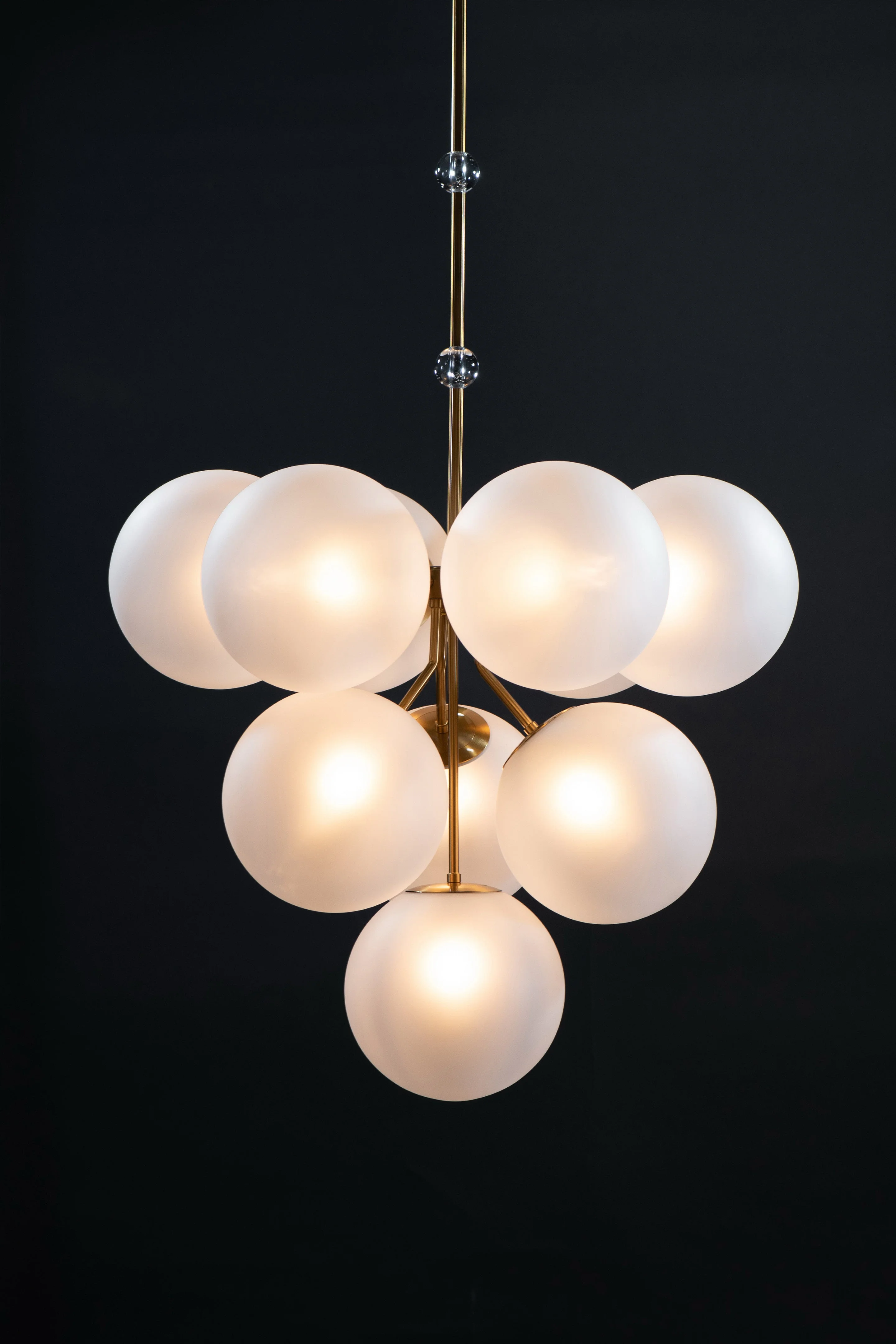 Rufus Glass Globe Chandelier Bouquet
