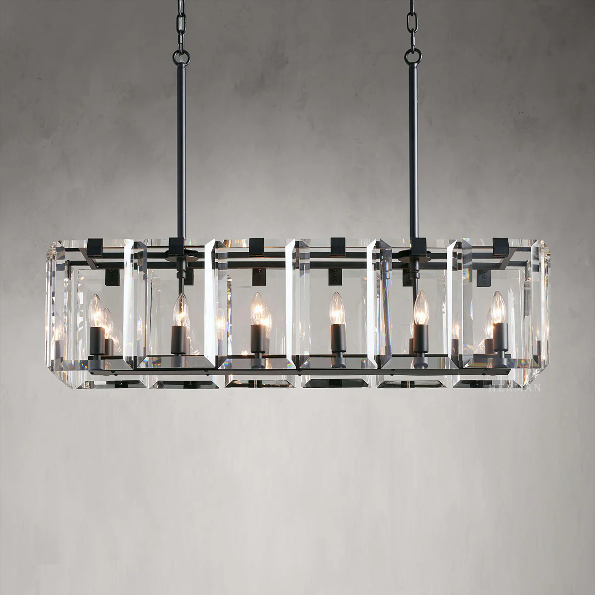 Salomon Rectangular Chandelier - Image 8