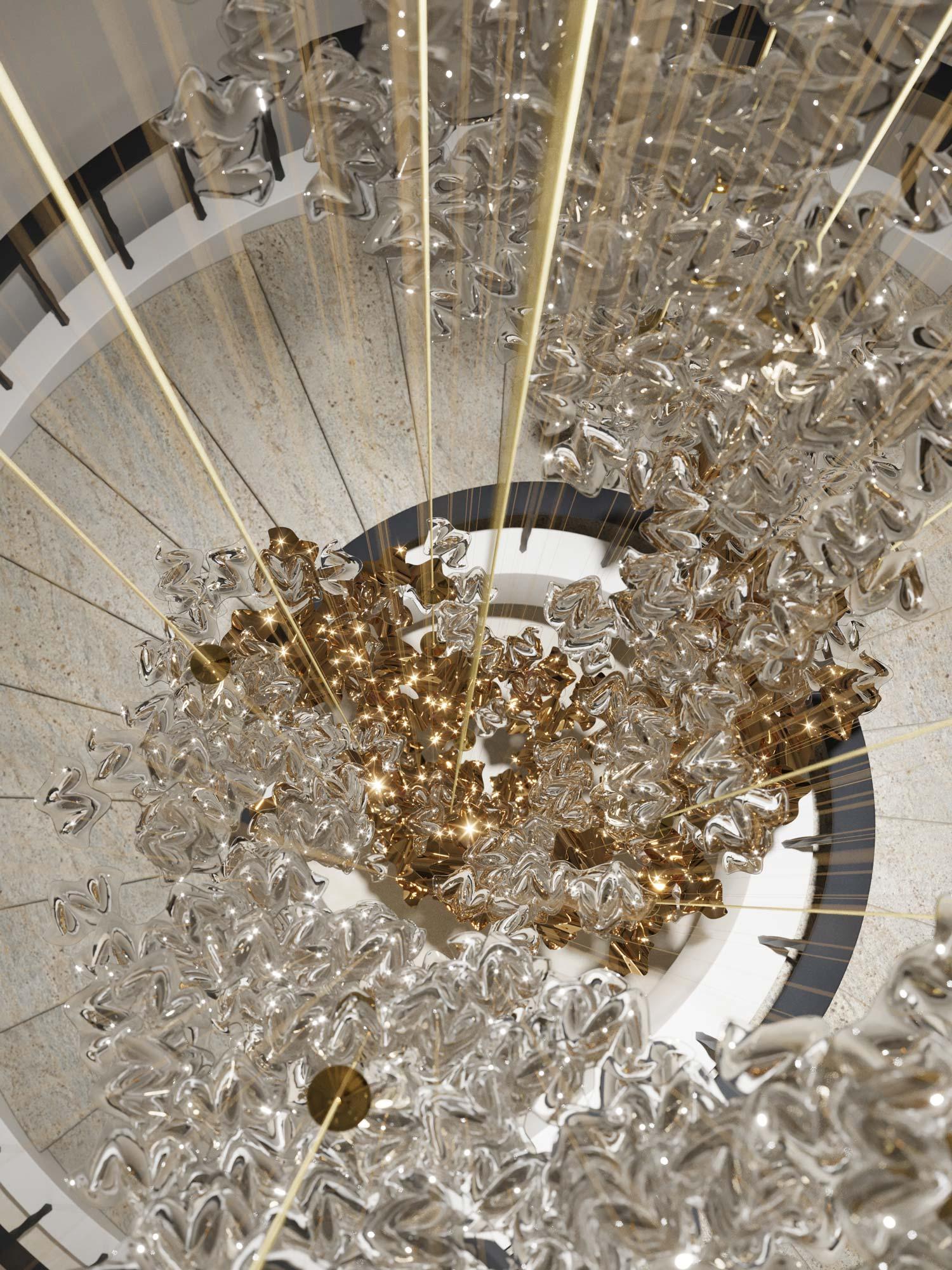 Tidal Art Glass Pendants (Without canopy) - Image 44