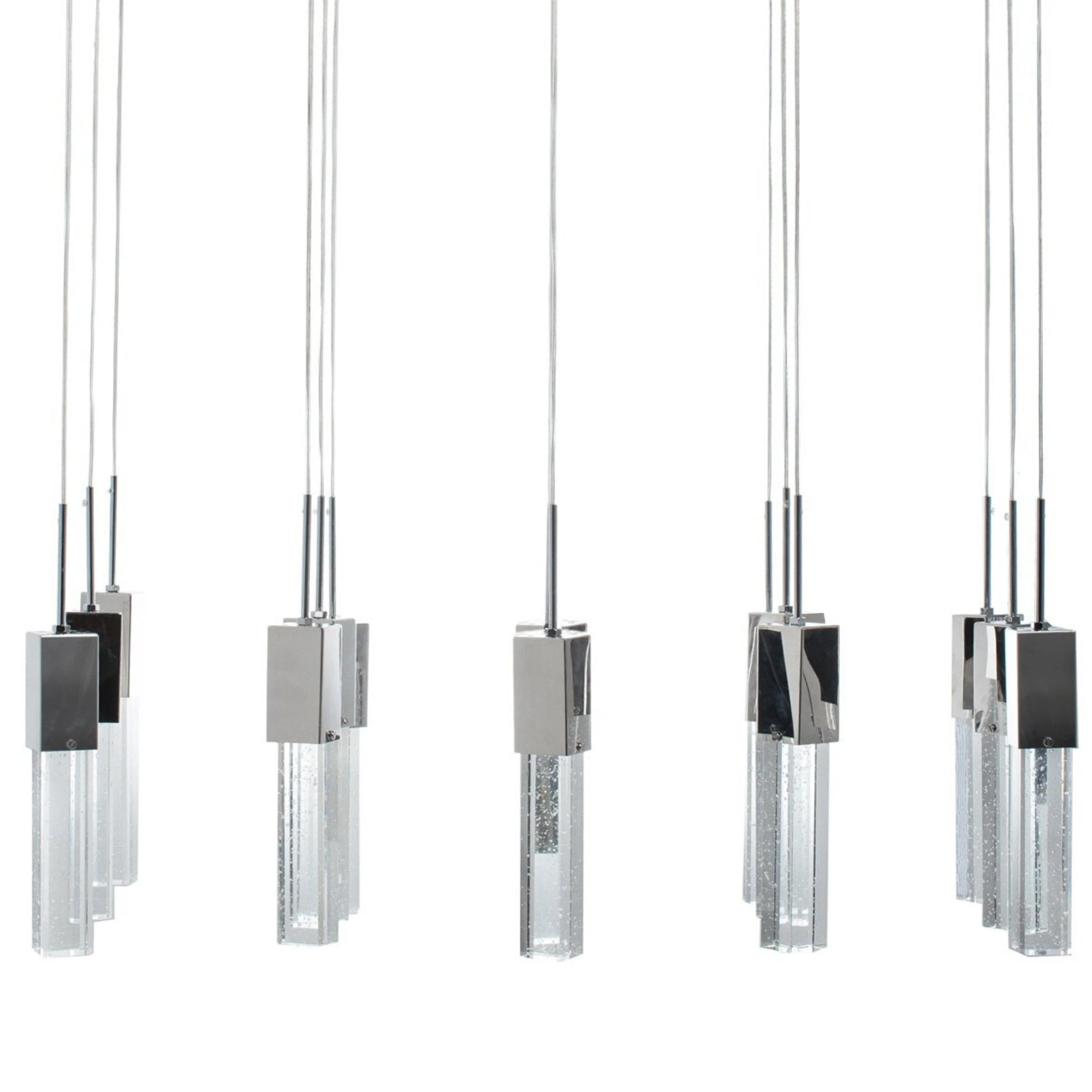 Short Crystal Sparkling Night Chandelier // 15 Light - Image 4