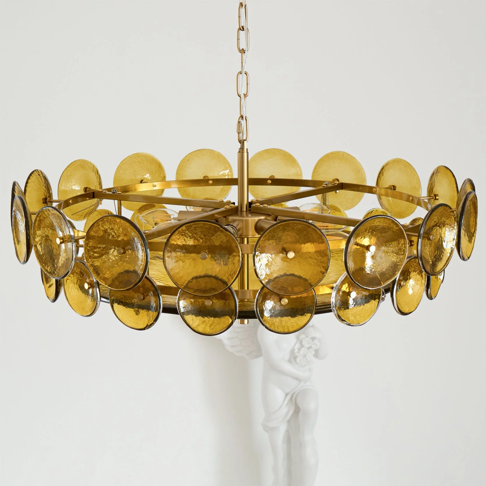 Solaris Disc Murano Chandelier - Image 12